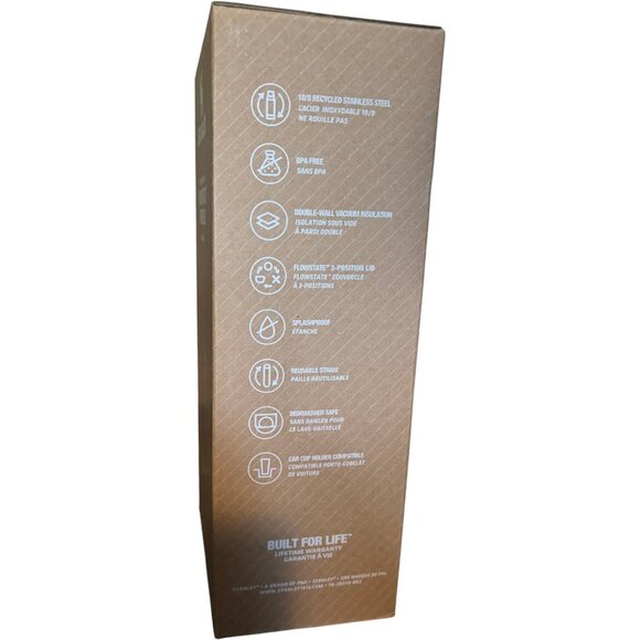 Stanley 40oz Black The Flowstate Quencher H2.0 Tumbler NIB - Picture 2 of 5